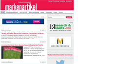 Desktop Screenshot of markenartikel-magazin.de